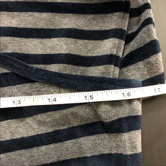 T Alexander Wang Striped Velour Racerback Dress M - Picture 5 of 7